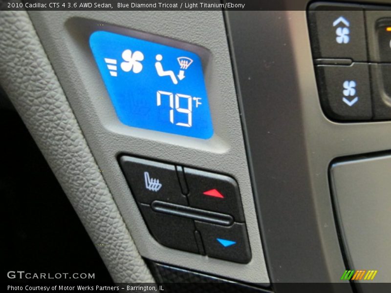 Blue Diamond Tricoat / Light Titanium/Ebony 2010 Cadillac CTS 4 3.6 AWD Sedan