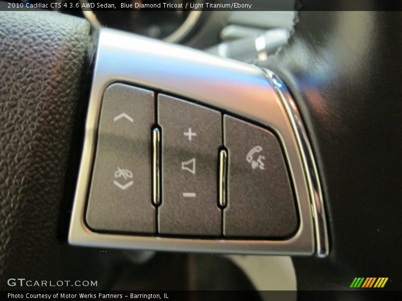 Blue Diamond Tricoat / Light Titanium/Ebony 2010 Cadillac CTS 4 3.6 AWD Sedan