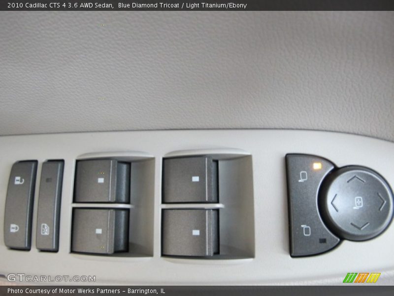 Blue Diamond Tricoat / Light Titanium/Ebony 2010 Cadillac CTS 4 3.6 AWD Sedan