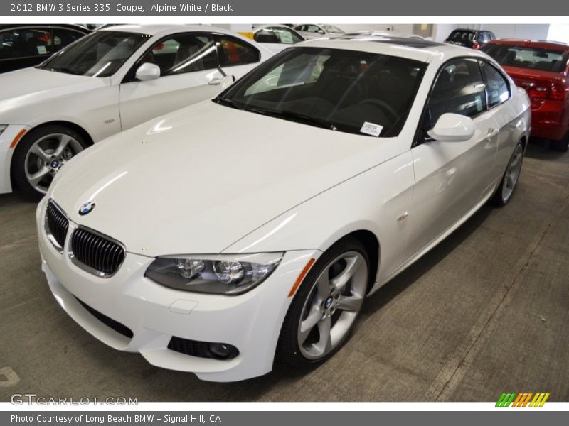 Alpine White / Black 2012 BMW 3 Series 335i Coupe