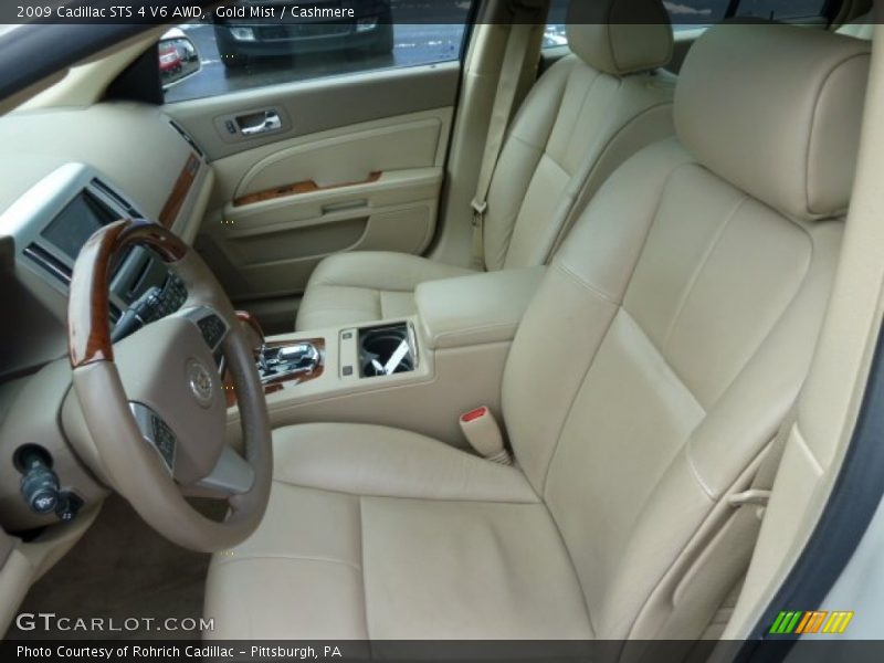 Gold Mist / Cashmere 2009 Cadillac STS 4 V6 AWD