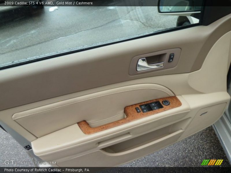 Gold Mist / Cashmere 2009 Cadillac STS 4 V6 AWD