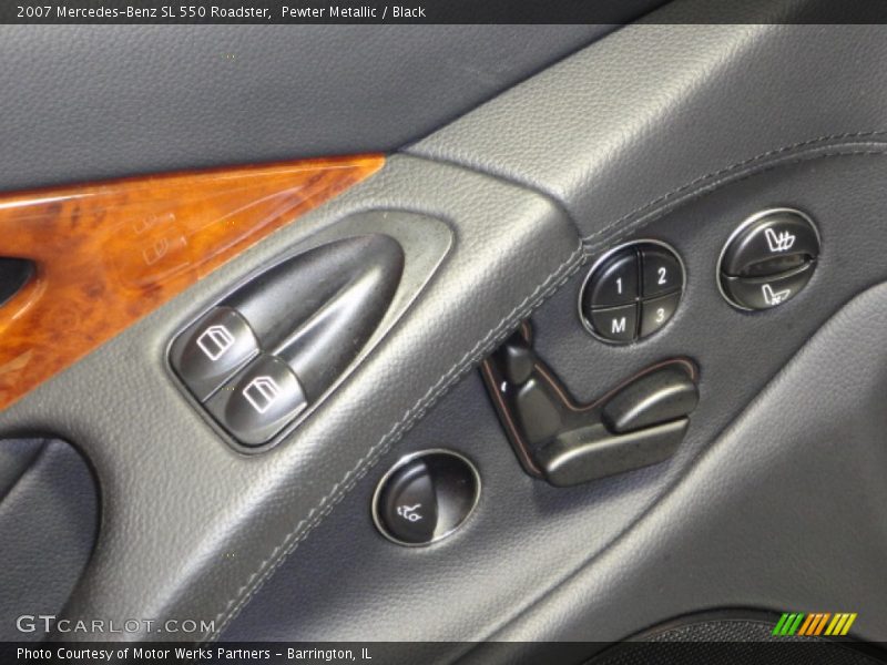 Pewter Metallic / Black 2007 Mercedes-Benz SL 550 Roadster
