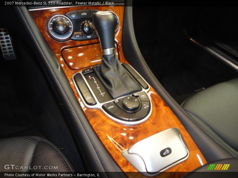 Pewter Metallic / Black 2007 Mercedes-Benz SL 550 Roadster