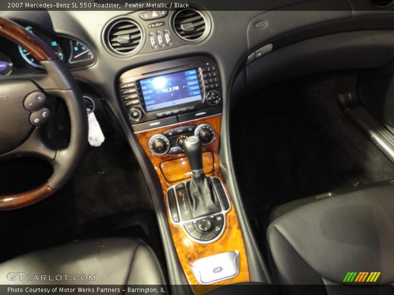 Pewter Metallic / Black 2007 Mercedes-Benz SL 550 Roadster