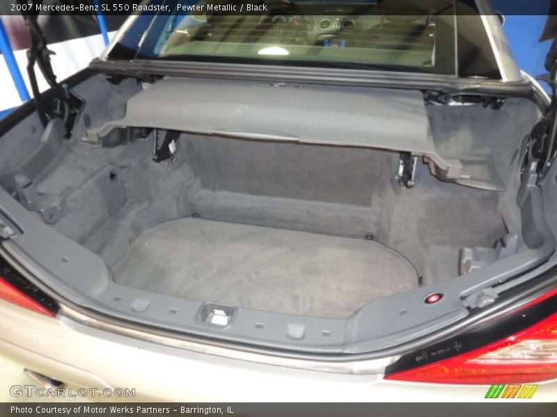 Pewter Metallic / Black 2007 Mercedes-Benz SL 550 Roadster