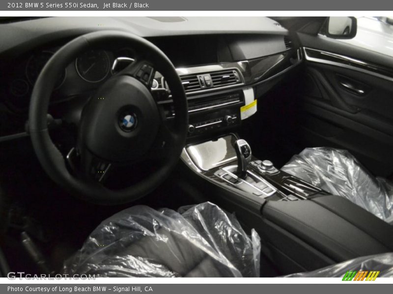 Jet Black / Black 2012 BMW 5 Series 550i Sedan