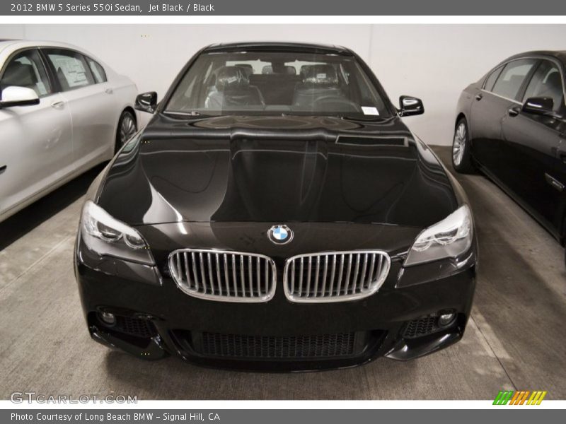 Jet Black / Black 2012 BMW 5 Series 550i Sedan