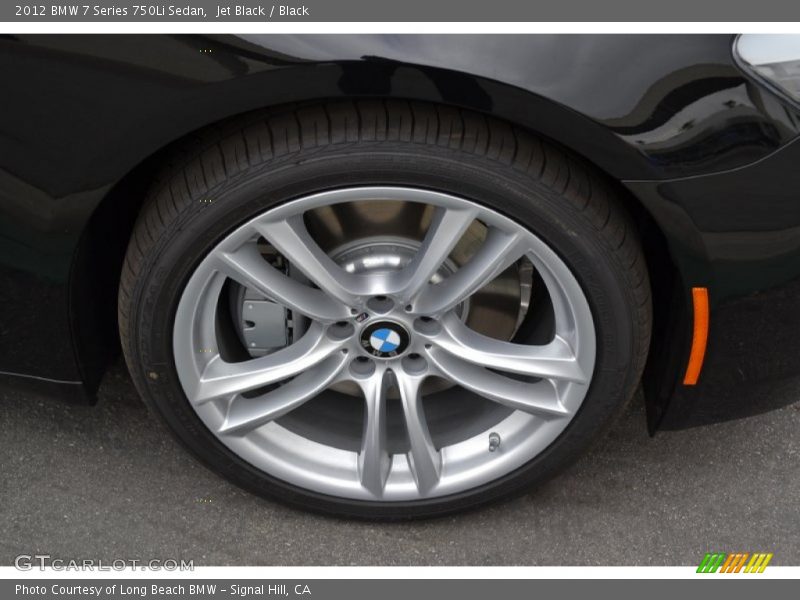 Jet Black / Black 2012 BMW 7 Series 750Li Sedan