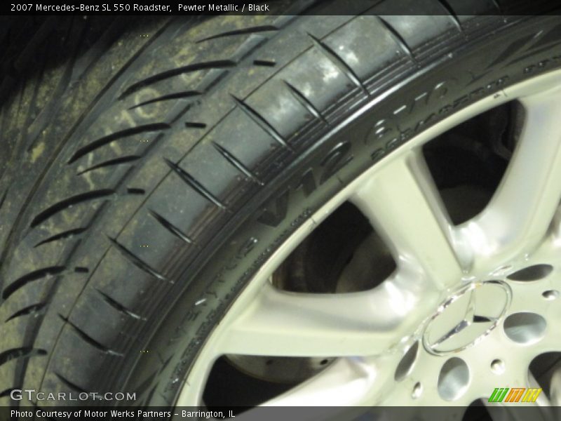 Pewter Metallic / Black 2007 Mercedes-Benz SL 550 Roadster