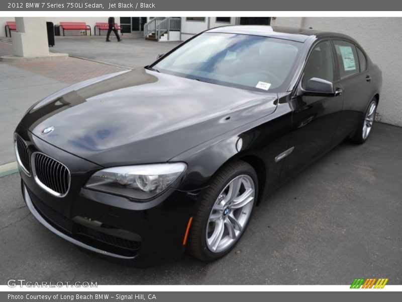 Jet Black / Black 2012 BMW 7 Series 750Li Sedan
