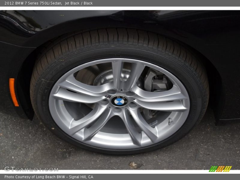 Jet Black / Black 2012 BMW 7 Series 750Li Sedan