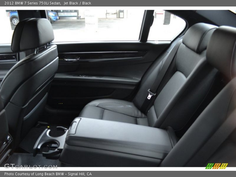 Jet Black / Black 2012 BMW 7 Series 750Li Sedan