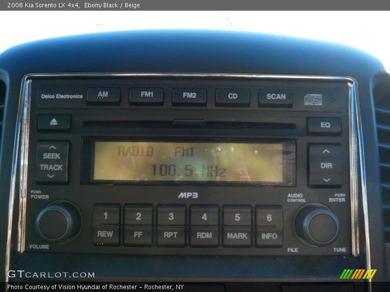 Ebony Black / Beige 2008 Kia Sorento LX 4x4