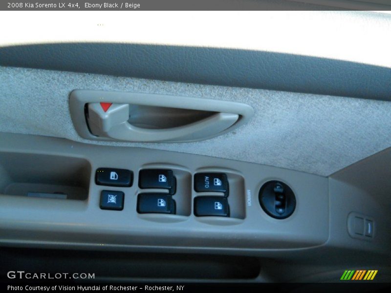 Ebony Black / Beige 2008 Kia Sorento LX 4x4