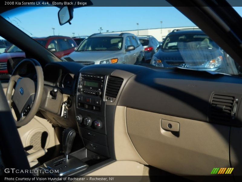 Ebony Black / Beige 2008 Kia Sorento LX 4x4
