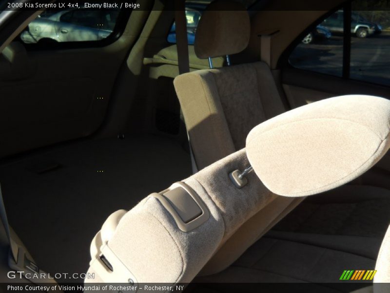 Ebony Black / Beige 2008 Kia Sorento LX 4x4