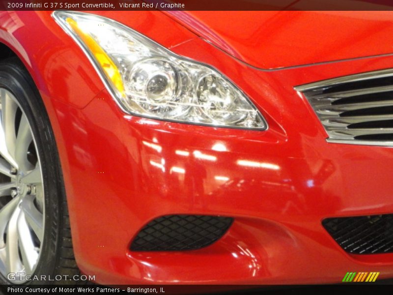 Vibrant Red / Graphite 2009 Infiniti G 37 S Sport Convertible
