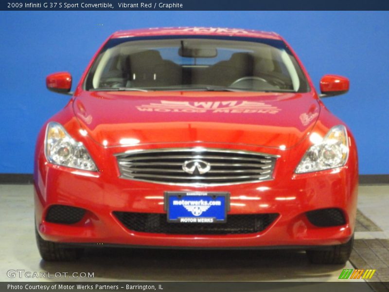 Vibrant Red / Graphite 2009 Infiniti G 37 S Sport Convertible