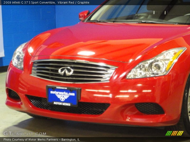 Vibrant Red / Graphite 2009 Infiniti G 37 S Sport Convertible