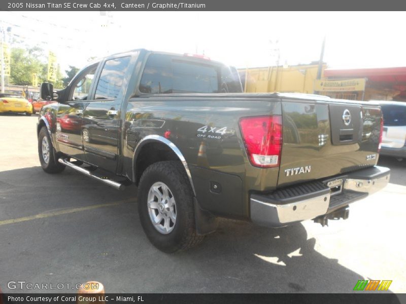 Canteen / Graphite/Titanium 2005 Nissan Titan SE Crew Cab 4x4