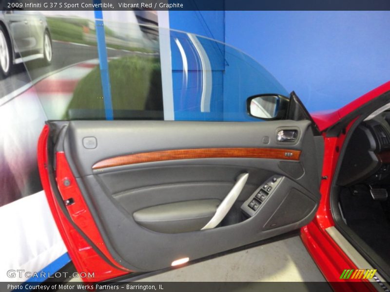 Vibrant Red / Graphite 2009 Infiniti G 37 S Sport Convertible