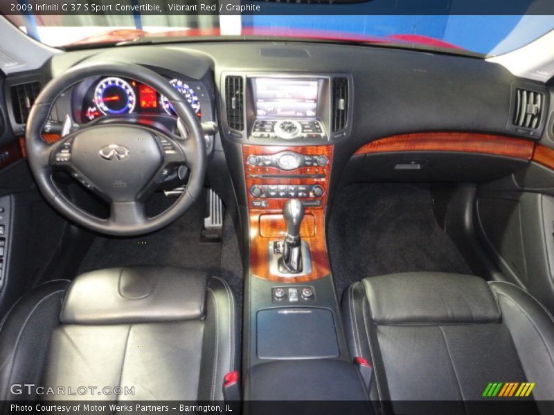 Vibrant Red / Graphite 2009 Infiniti G 37 S Sport Convertible