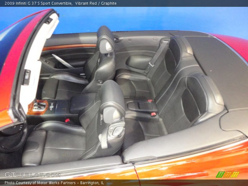 Vibrant Red / Graphite 2009 Infiniti G 37 S Sport Convertible