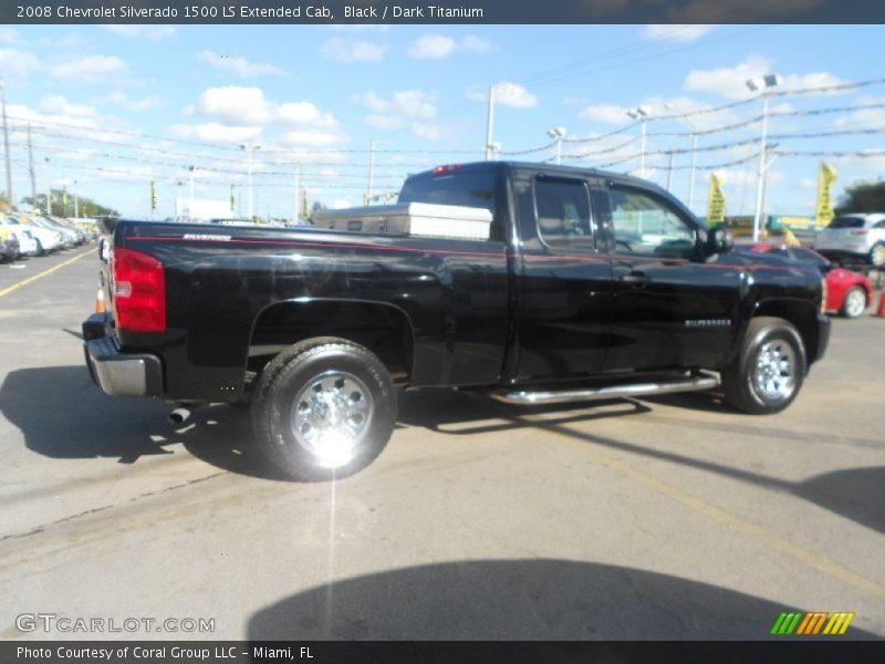 Black / Dark Titanium 2008 Chevrolet Silverado 1500 LS Extended Cab