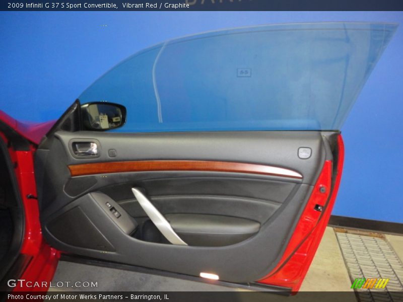 Vibrant Red / Graphite 2009 Infiniti G 37 S Sport Convertible