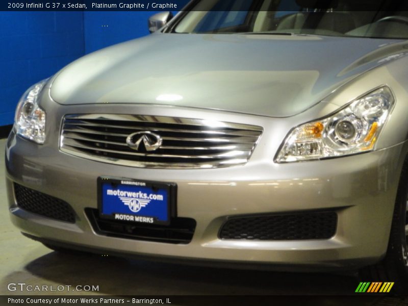 Platinum Graphite / Graphite 2009 Infiniti G 37 x Sedan