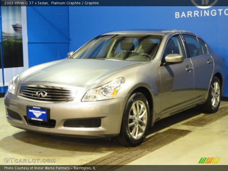 Platinum Graphite / Graphite 2009 Infiniti G 37 x Sedan