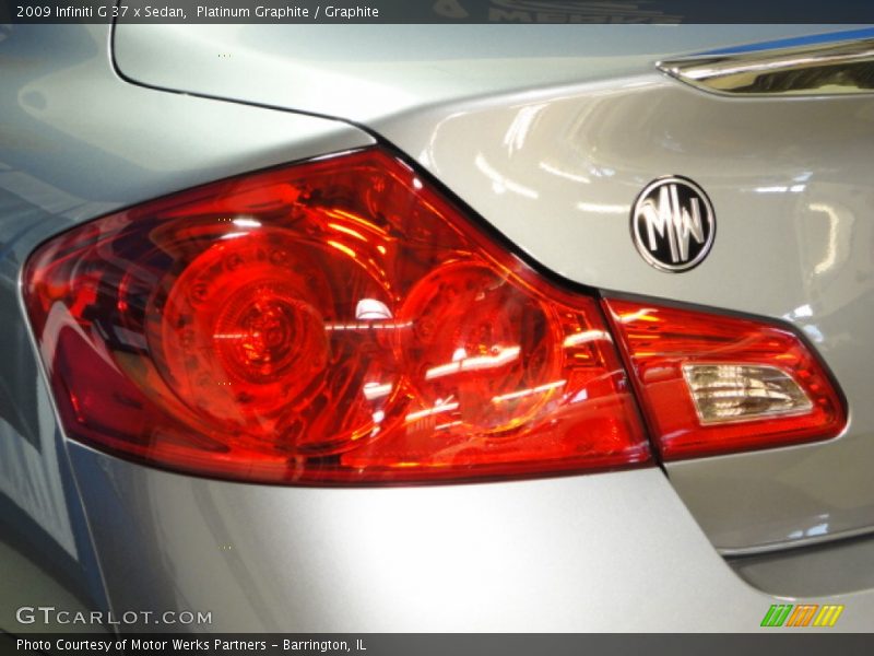 Platinum Graphite / Graphite 2009 Infiniti G 37 x Sedan