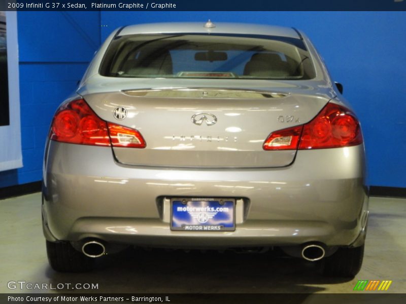 Platinum Graphite / Graphite 2009 Infiniti G 37 x Sedan