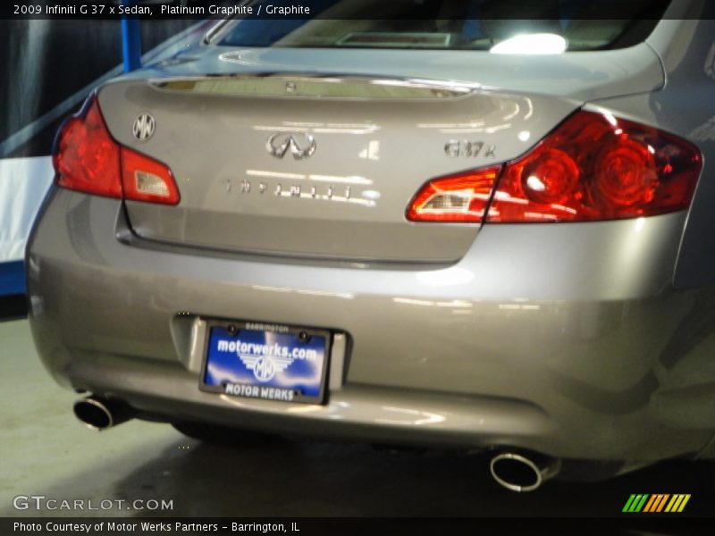 Platinum Graphite / Graphite 2009 Infiniti G 37 x Sedan
