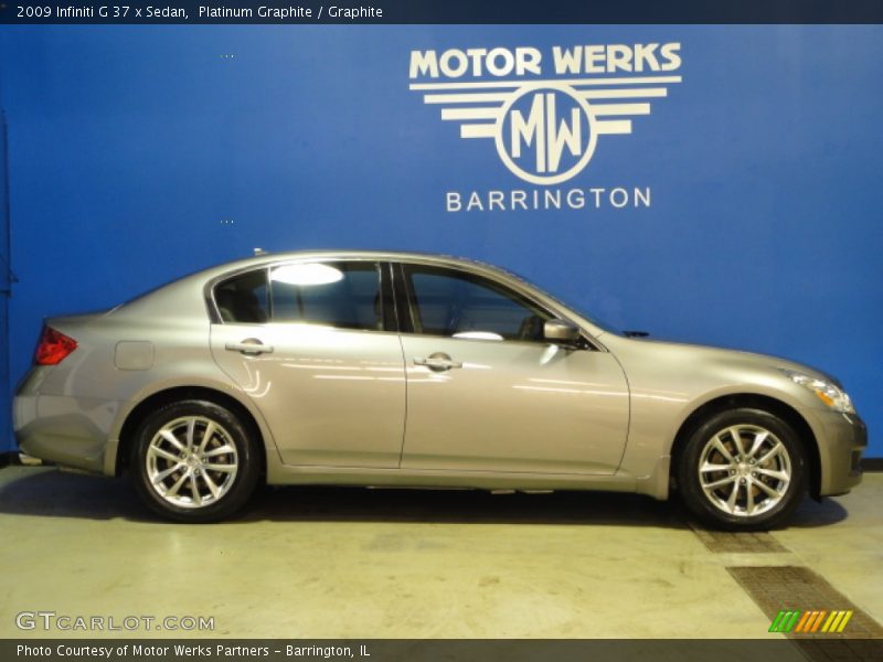 Platinum Graphite / Graphite 2009 Infiniti G 37 x Sedan