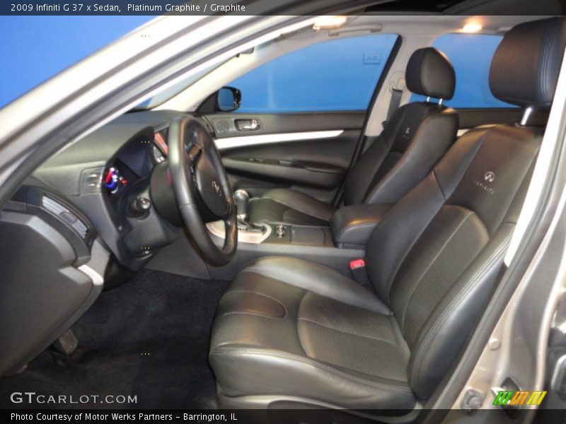 Platinum Graphite / Graphite 2009 Infiniti G 37 x Sedan