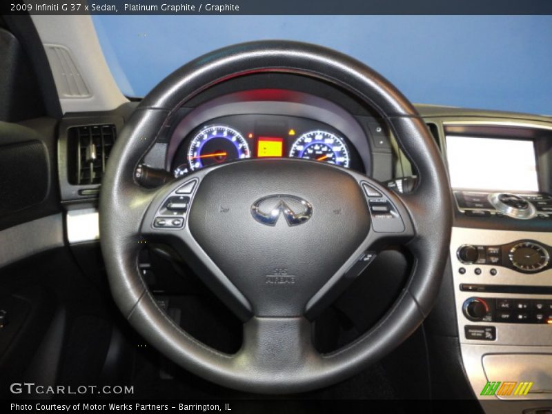 Platinum Graphite / Graphite 2009 Infiniti G 37 x Sedan