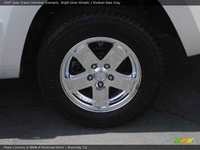 Bright Silver Metallic / Medium Slate Gray 2007 Jeep Grand Cherokee Overland