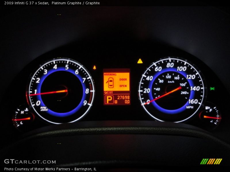 Platinum Graphite / Graphite 2009 Infiniti G 37 x Sedan