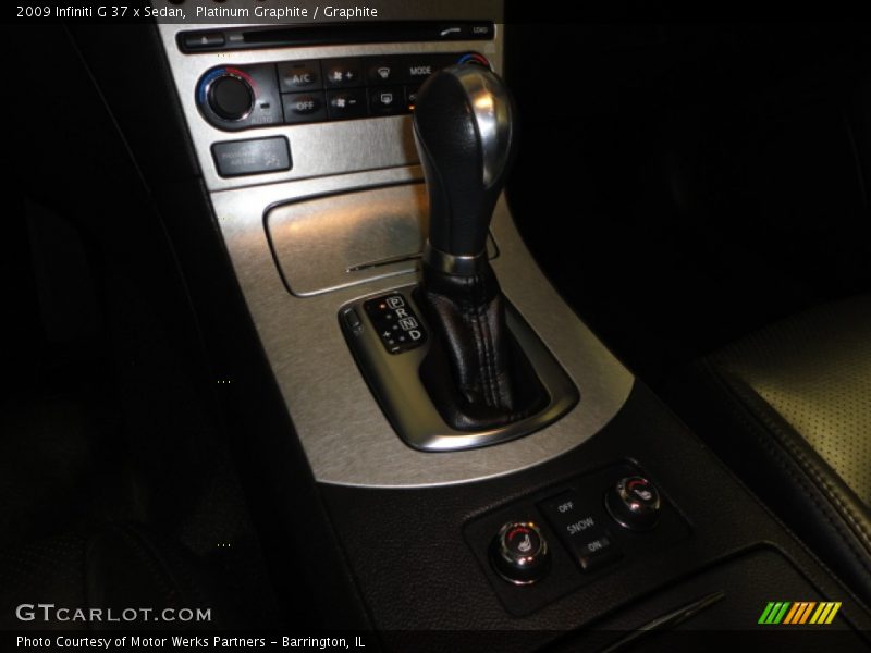 Platinum Graphite / Graphite 2009 Infiniti G 37 x Sedan