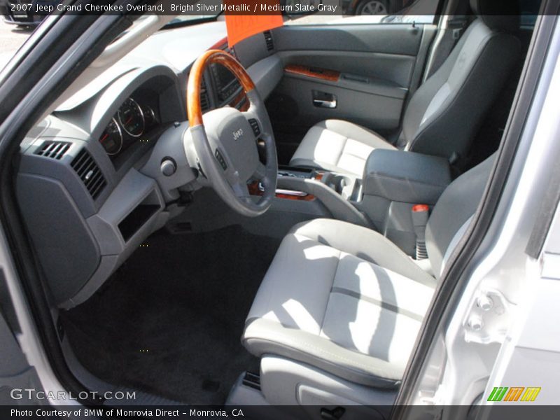 Bright Silver Metallic / Medium Slate Gray 2007 Jeep Grand Cherokee Overland