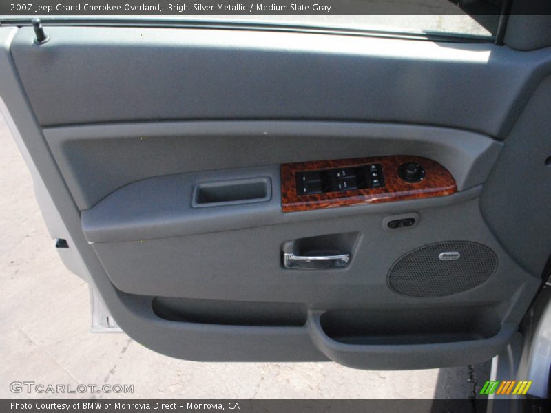 Bright Silver Metallic / Medium Slate Gray 2007 Jeep Grand Cherokee Overland