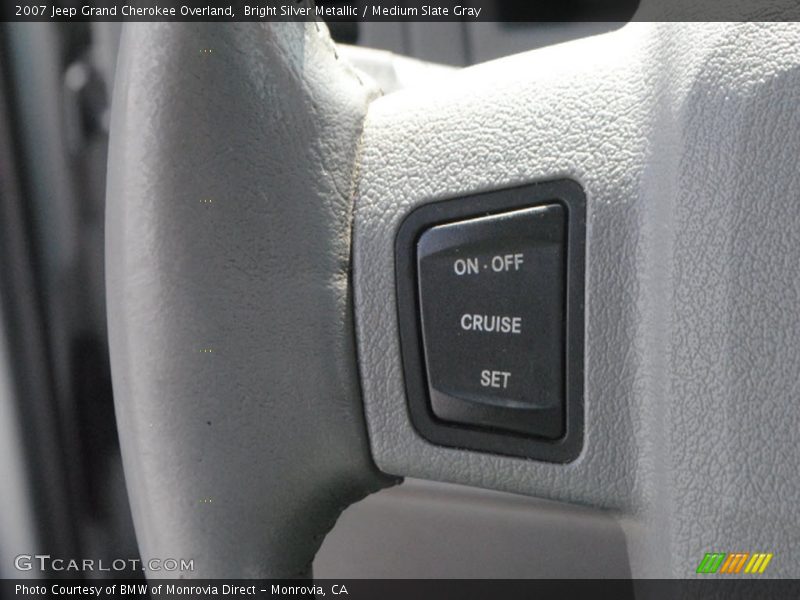 Bright Silver Metallic / Medium Slate Gray 2007 Jeep Grand Cherokee Overland
