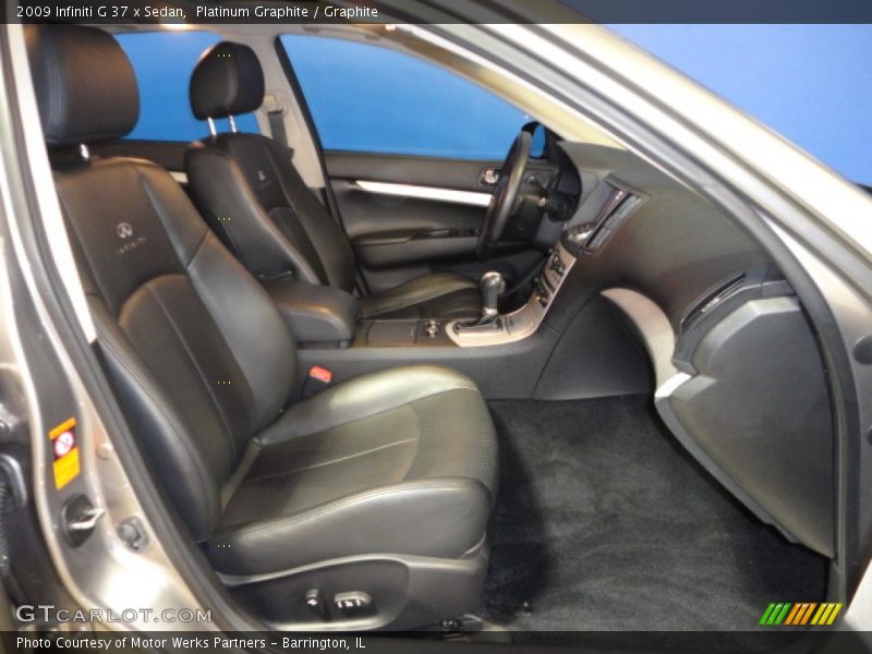 Platinum Graphite / Graphite 2009 Infiniti G 37 x Sedan