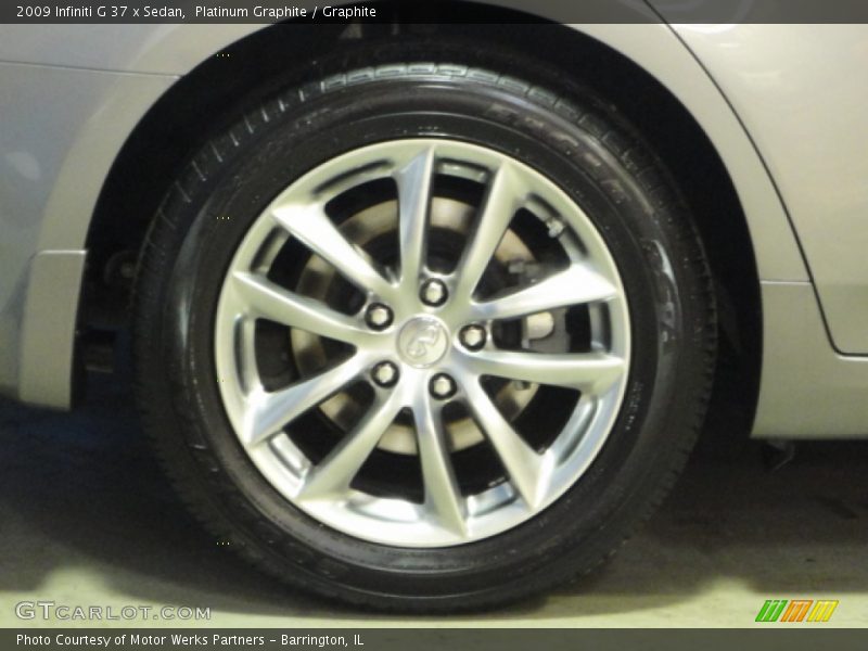 Platinum Graphite / Graphite 2009 Infiniti G 37 x Sedan