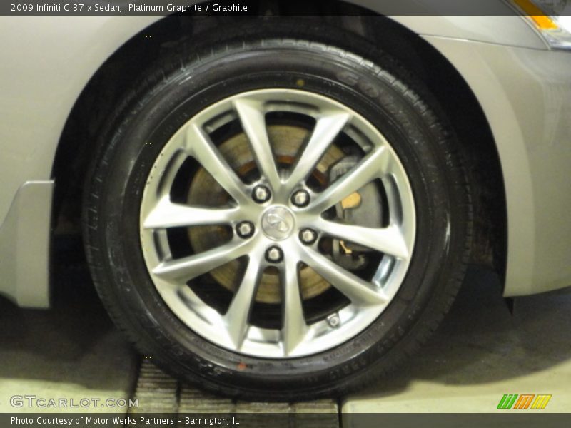 Platinum Graphite / Graphite 2009 Infiniti G 37 x Sedan