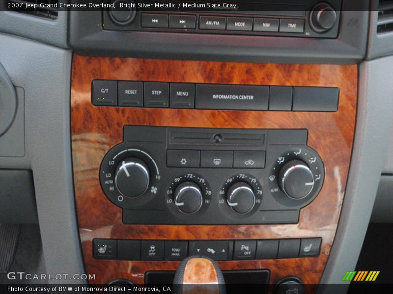 Bright Silver Metallic / Medium Slate Gray 2007 Jeep Grand Cherokee Overland