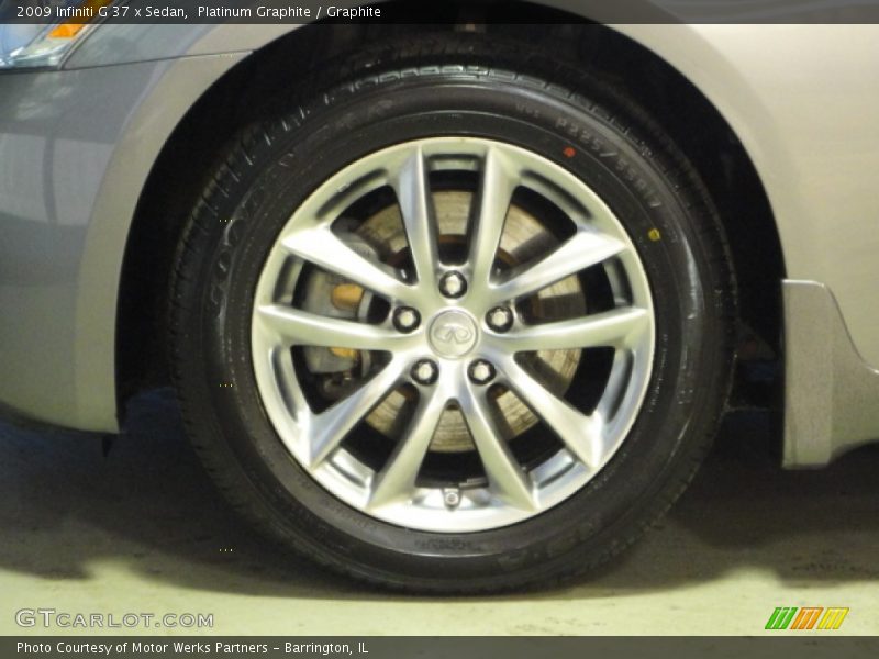 Platinum Graphite / Graphite 2009 Infiniti G 37 x Sedan