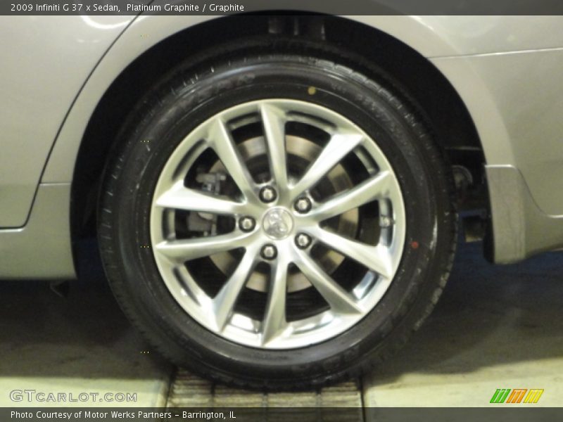 Platinum Graphite / Graphite 2009 Infiniti G 37 x Sedan